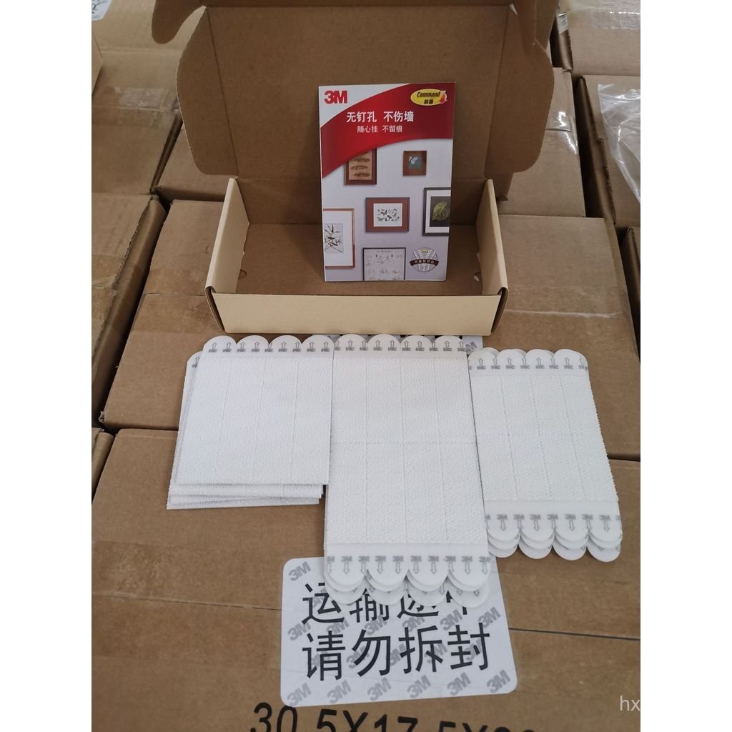 Non-Marking Sticky Hook Mass ขาย 3M Goman Magic Buckle เจาะฟรี 3M Photo Wall Hook ที่มีประสิทธิภาพ M