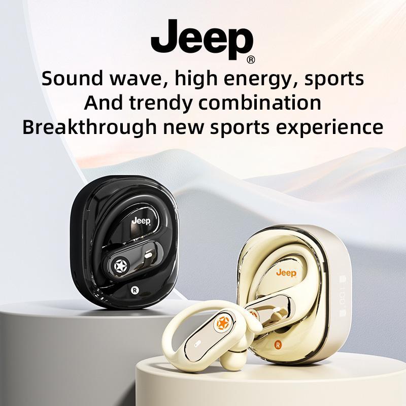 【Mee Shop】ชุดหูฟังบลูทูธ Jeep EW128 กันน้ำ IPX5 แบบเกี่ยวหู ความจุมาก อายุการใช้งานแบตเตอรี่ยาวนาน B