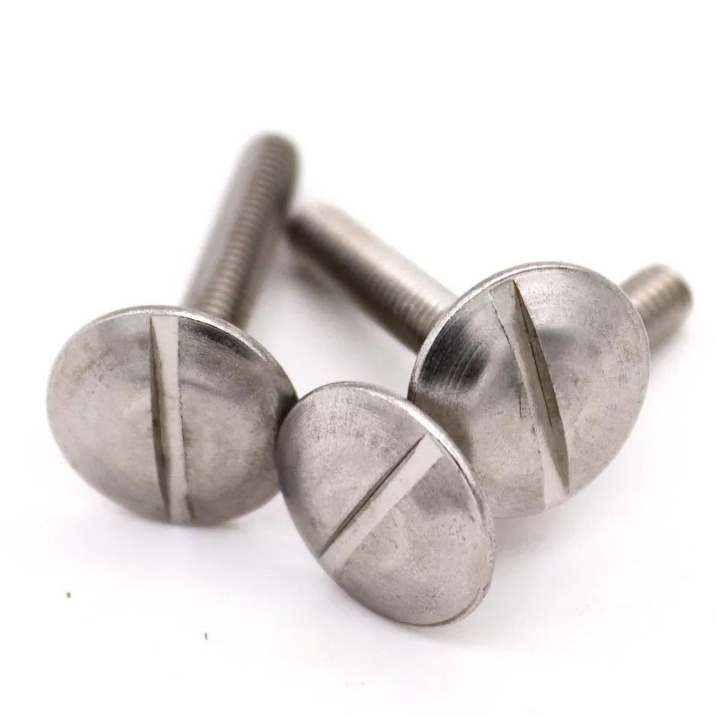 1/2/5pcs M2 M2.5 M3 M4 M5 M6 304 A2-70 Stainless Steel GB947 Large Extra Size Oversize Big Slotted T