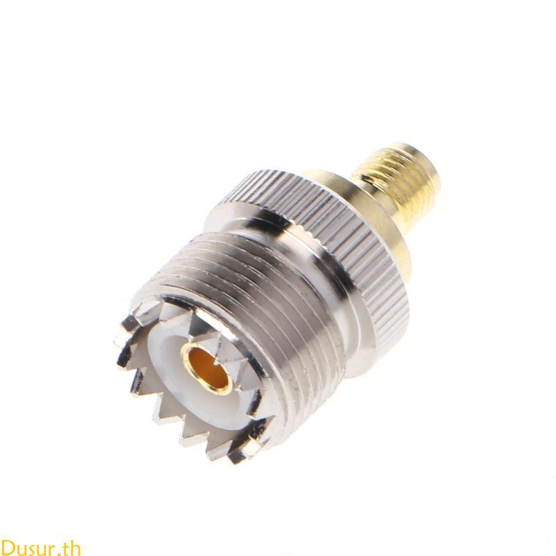 Dusur SMA Female To UHF Female RF Coaxial Connector Adapter SO-239 SO239