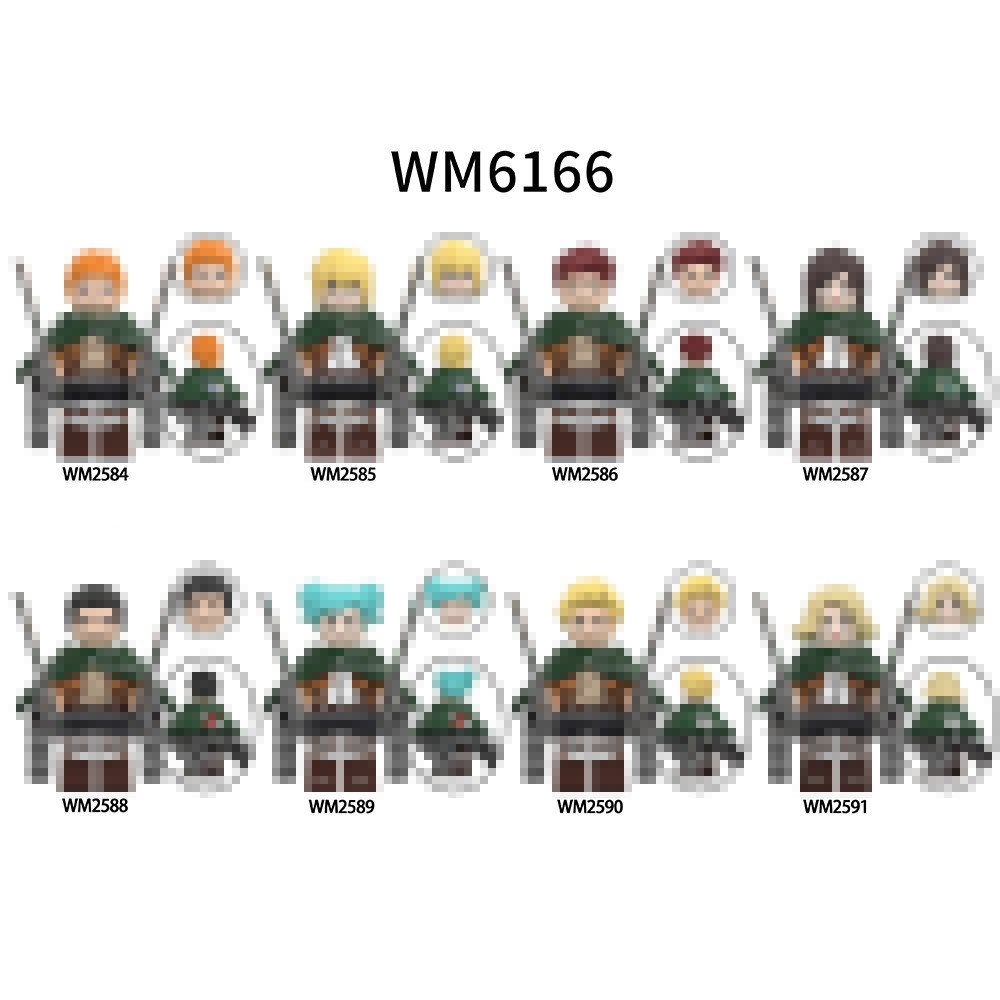 จัดหาสุดพิเศษ WM6166 Anime Series ประกอบของเล่น Super Large Giant Doll Building Block ของเล่น CPNK