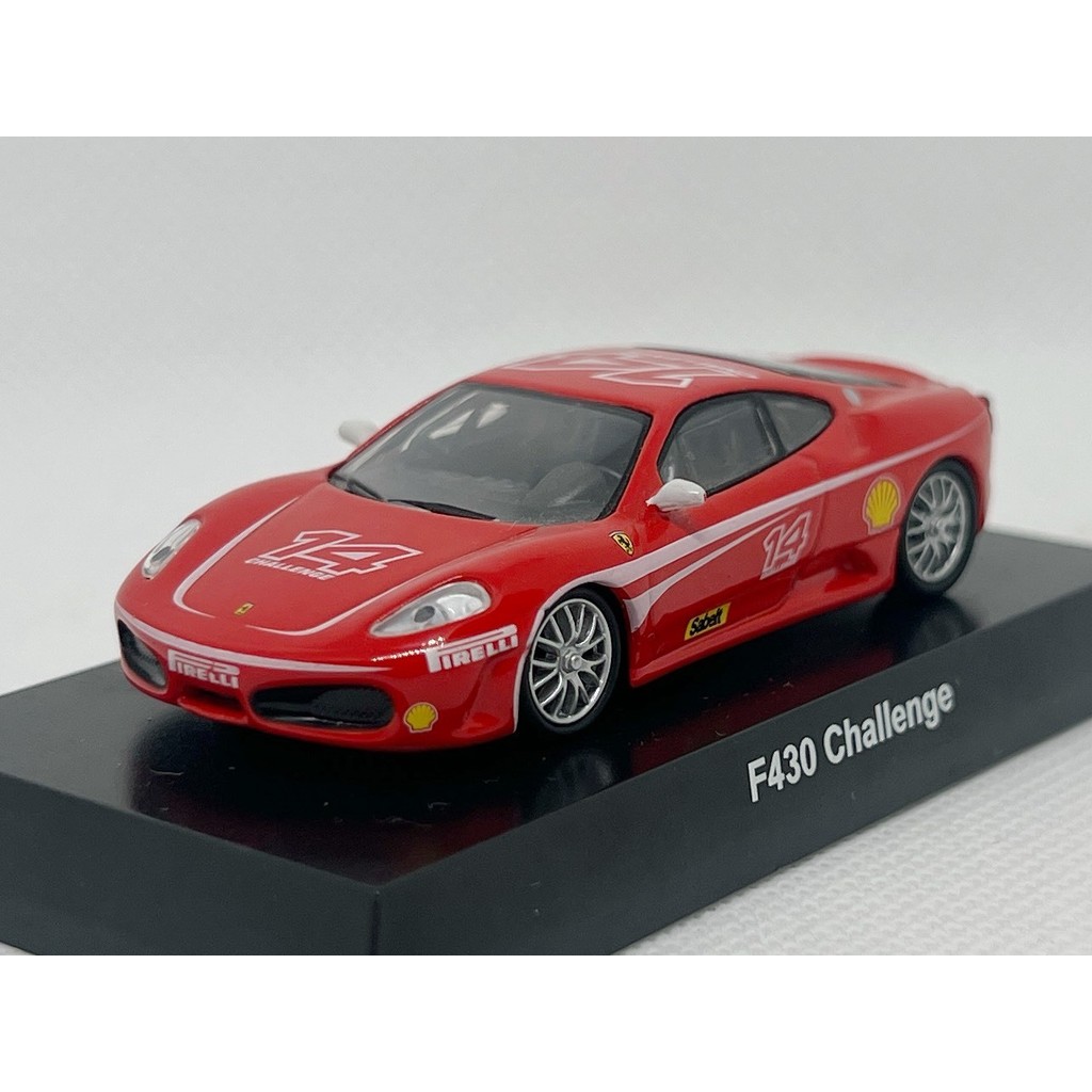 [คลังสินค้าพร้อม] Jingshang 1/64 Ferrari F430 Challenge Red No. โมเดลรถโลหะผสมเชลล์ 2006 ไม่มีกล่องก