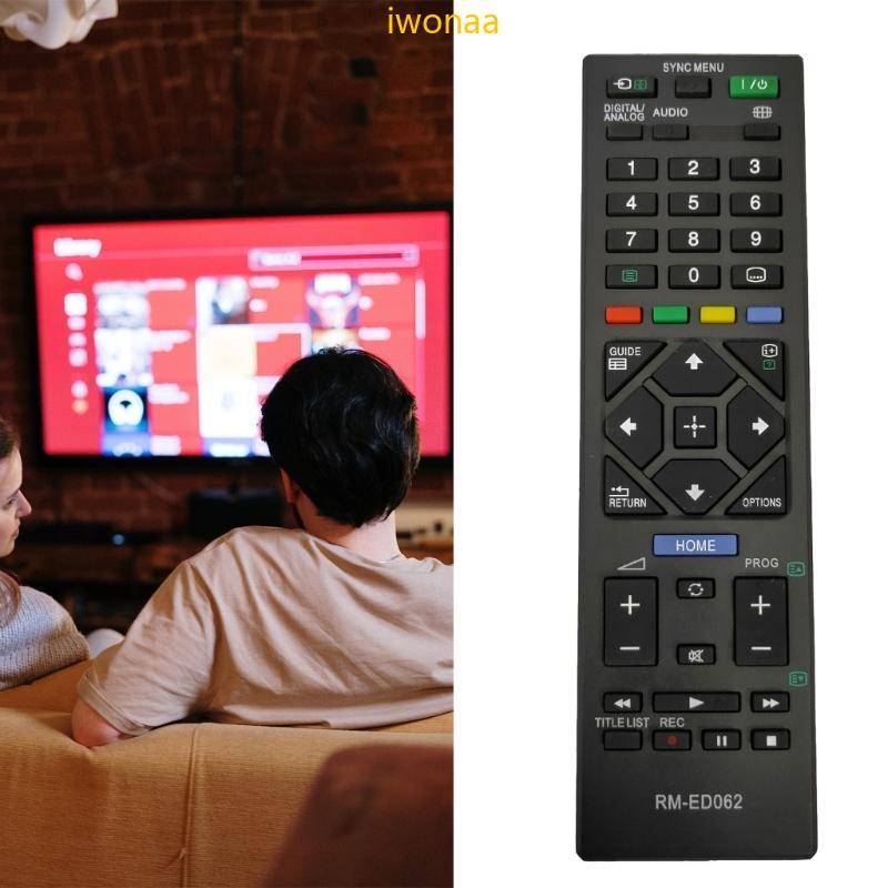 Iwo RM-ED062 รีโมทคอนโทรลทีวีสําหรับ RM ED062 LCD TV KDL-32R433Bรีโมทคอนโทรล