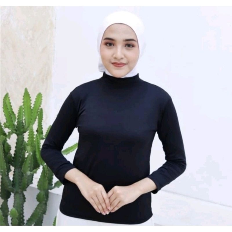 LMS KIRANI Manset เสื้อยืดคอสูงคอเต่าแขนยาว