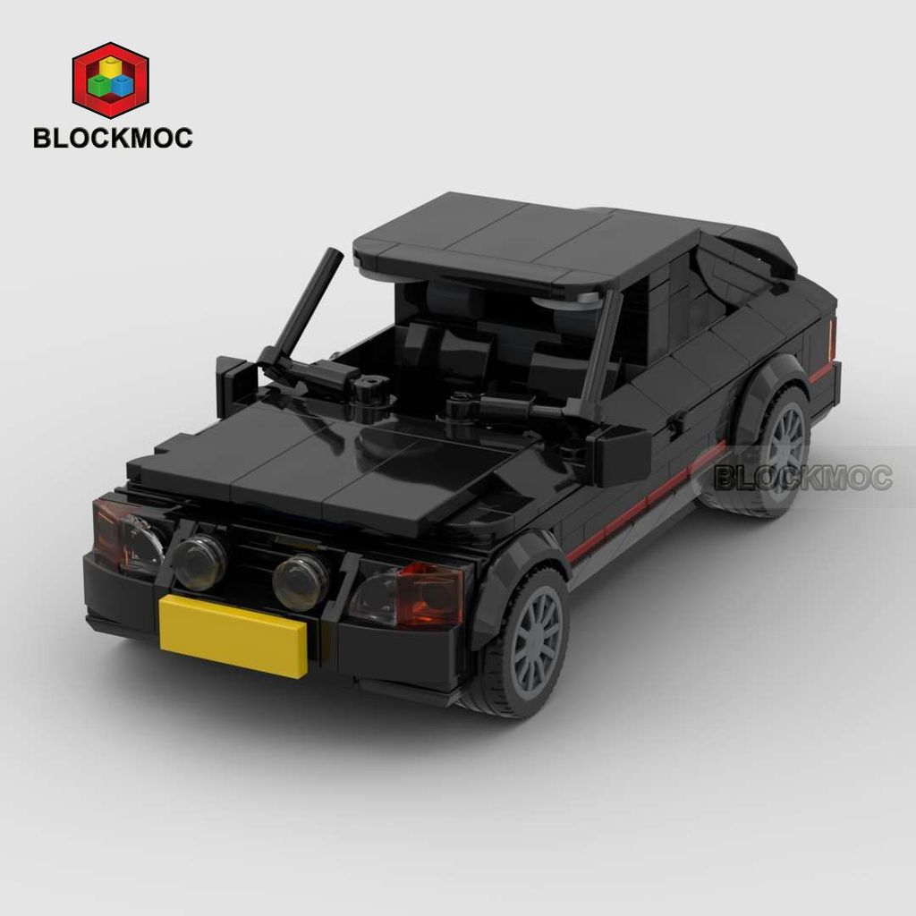 MOC ใช้งานร่วมกับ Lego Building Blocks ESCORT XR3i Racing รุ่นเด็กการศึกษาวิทยาศาสตร์การศึกษารถของเล