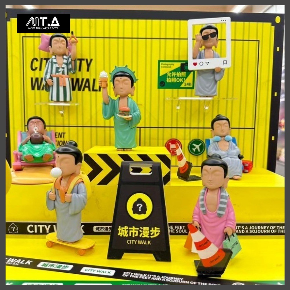 MORETHAN Arts&Toys Amitofo V.2 City Walk Blind Box（กด9ชิ้น=1box）