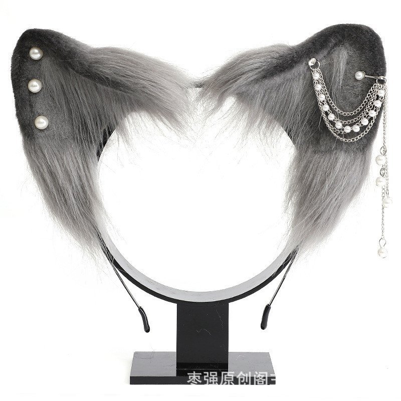 เครื่องประดับผมแฮนด์เมด หูตุ๊กตา lynx สำหรับงานปาร์ตี้และคอสเพลย์ K41S