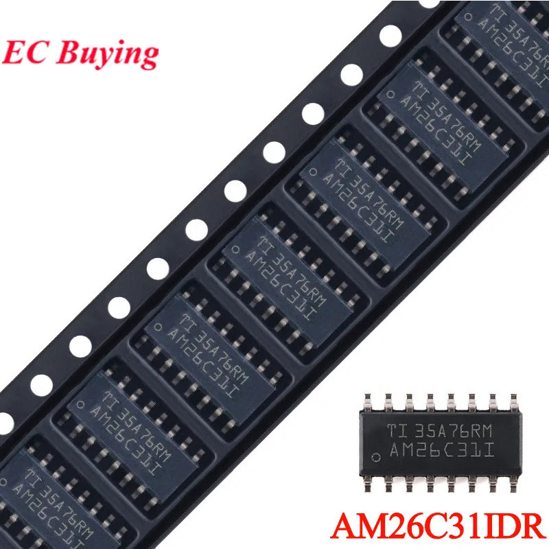 20 ชิ้น/2 ชิ้น AM26C31IDR AM26C31I AM26C31 AM26C31ID SOIC-16 Quad Differential Line Driver ชิป IC วง