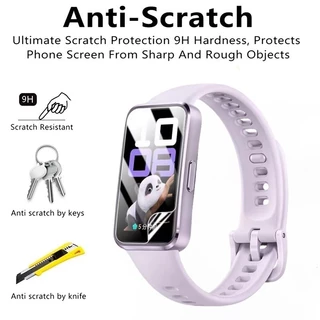 ฟิล์มแก้วนุ่ม Hydrogel / HD for Huawei Band 11/Pro 10 9 8 7 อุปกรณ์ป้องกันหน้าจอ for Smartwatch Huawei Band 10 9 8 NFC