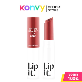Lip It Tint Me Healthy Lip Balm 3g #02 Watermelon ทินท์บาล์ม ลิปอิท เติมสีฉ่ำ พร้อมมอบการบำรุงอย่างล้ำลึก.