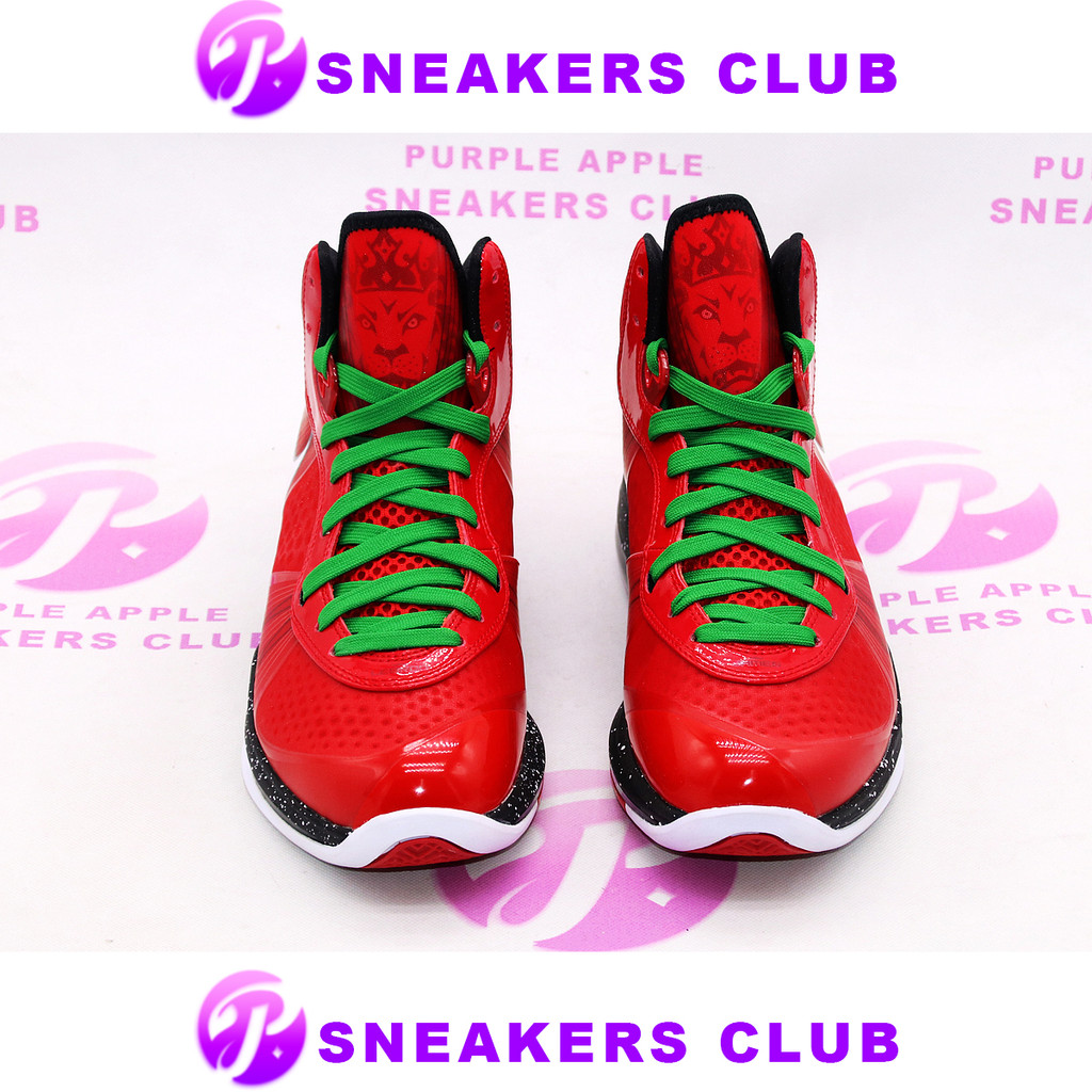 Nike LeBron 8 V2 XMAX LBJ8 Christmas Wars LeBron 8 สีแดง 429676-600