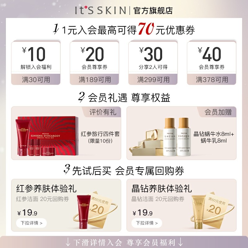 [การผสมผสานสุดประหยัด] itsskin Itskin Wedding Body Cream+ครีมบํารุงผิวหน้าผสมไวท์เทนนิ่งธรรมชาติ