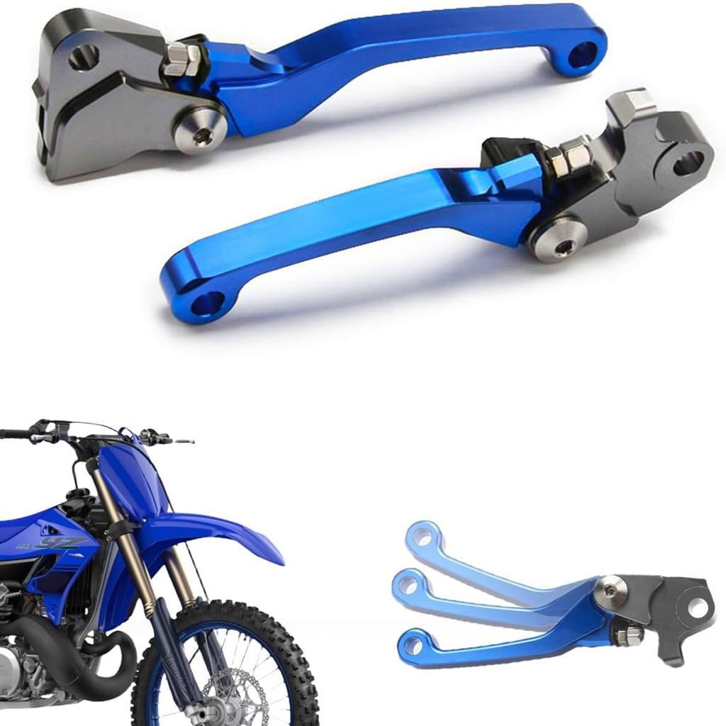 Dirt Bike คลัทช์เบรคแบบพับได้สําหรับ YZ125/250 2015-2025, YZ250F 2009-2015, YZ125X 2017-2025, YZ250X