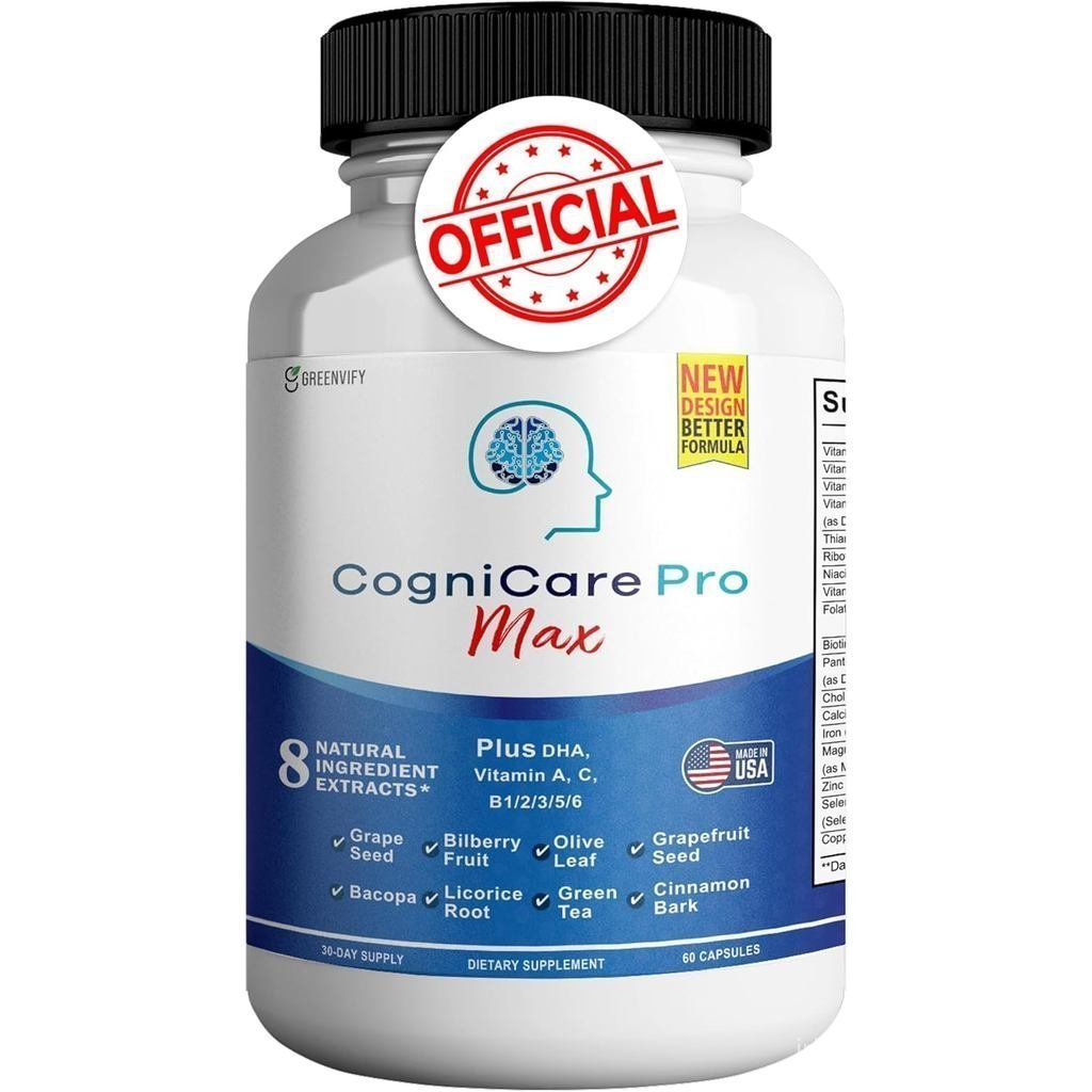 Cognicare Pro Max อาหารเสริมบํารุงสมองช่วยเพิ่มความจําและโฟกัส Healthy Clear Brain Fog & Boost ฟังก์