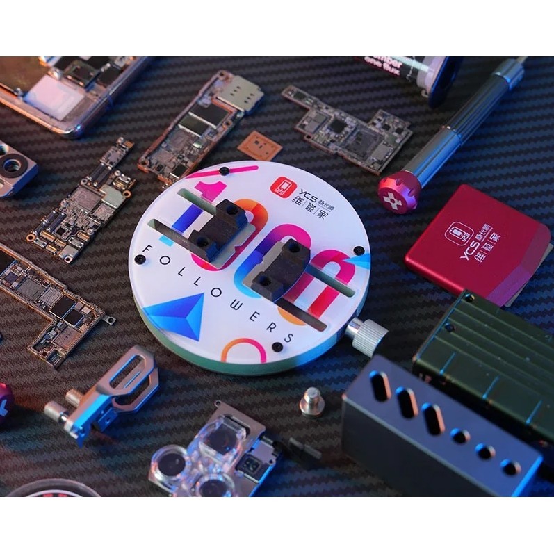 ตัวจับบอร์ฺด YCS-H03 MAX PRO โทรศัพท์มือถือบอร์ด PCB วงกลมติดตั้ง MotherboardGlue กําจัด BGA CPU ชิป IC ราคา ถูกที่สุด ดีลบีเคเค แกลเลอรีภาพที่ 6
