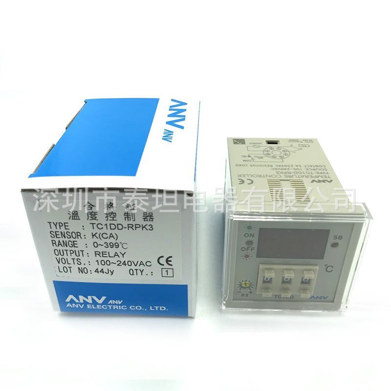 Digital Display Controller Thermostat Smart TC1DD-RPK3℃399 อุณหภูมิ ANV ไต้หวัน Shiyan F70Y