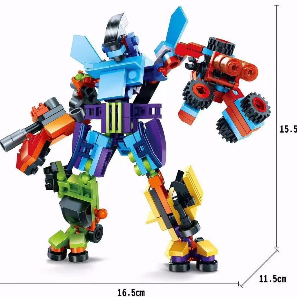 เข้ากันได้กับ Lego Transformers Transformers Robot Blocks เข้ากันได้กับ Lego Transformers Robot Bloc