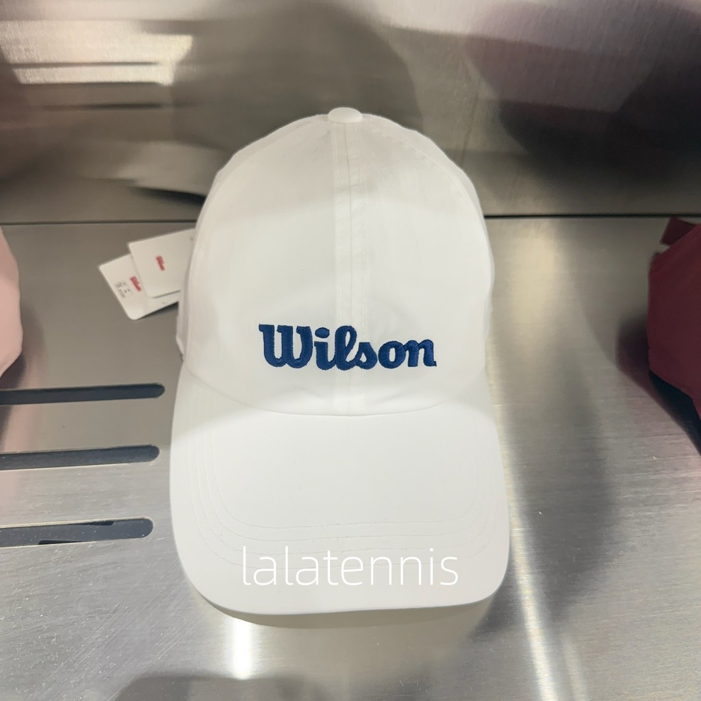 พร้อมสต็อก Wilson Tennis Series หมวกเบสบอลกีฬาลําลองสําหรับบุรุษและสตรี 1204