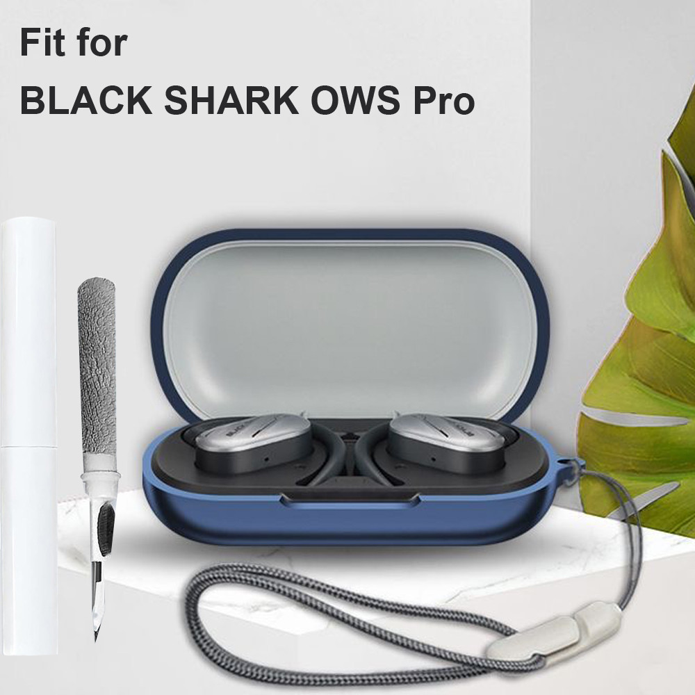 สําหรับสีดํา SHARK OWS Pro กรณี + ชุดทําความสะอาด,ซิลิโคนป้องกันผิวพร้อม Carabiner สําหรับ BLACK SHA