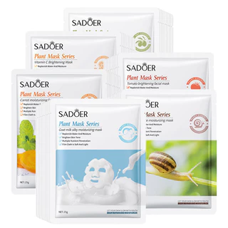 ❤️ขายร้อน❤️แผ่นมาส์กหน้า มาส์กหน้า SADOER มาส์กหน้า ยอดนิยม Mask face mask ตัวเลือกต่างๆ