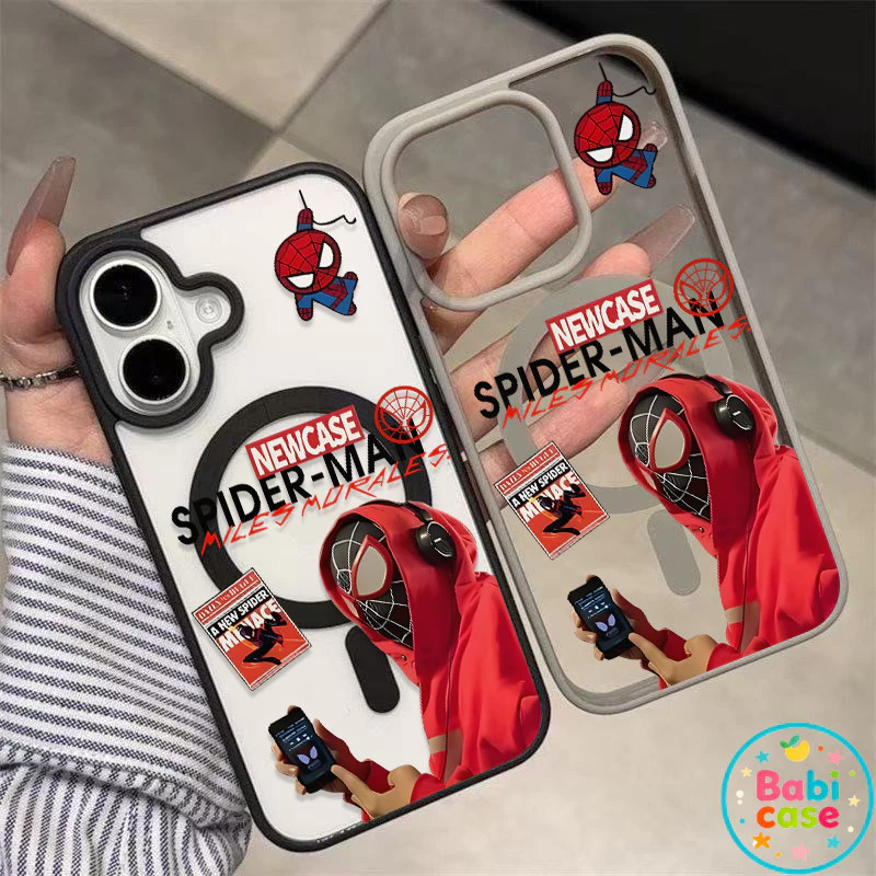 แม่เหล็ก 🛰เคสใสกันกระแทกลายน่ารัก🛰ไอโฟน17Air 11 12 13 14 15 16 17 PROMAX 17 16 15Pro 16 15 14PLUS 8 7Plus XR X XS XSMAX