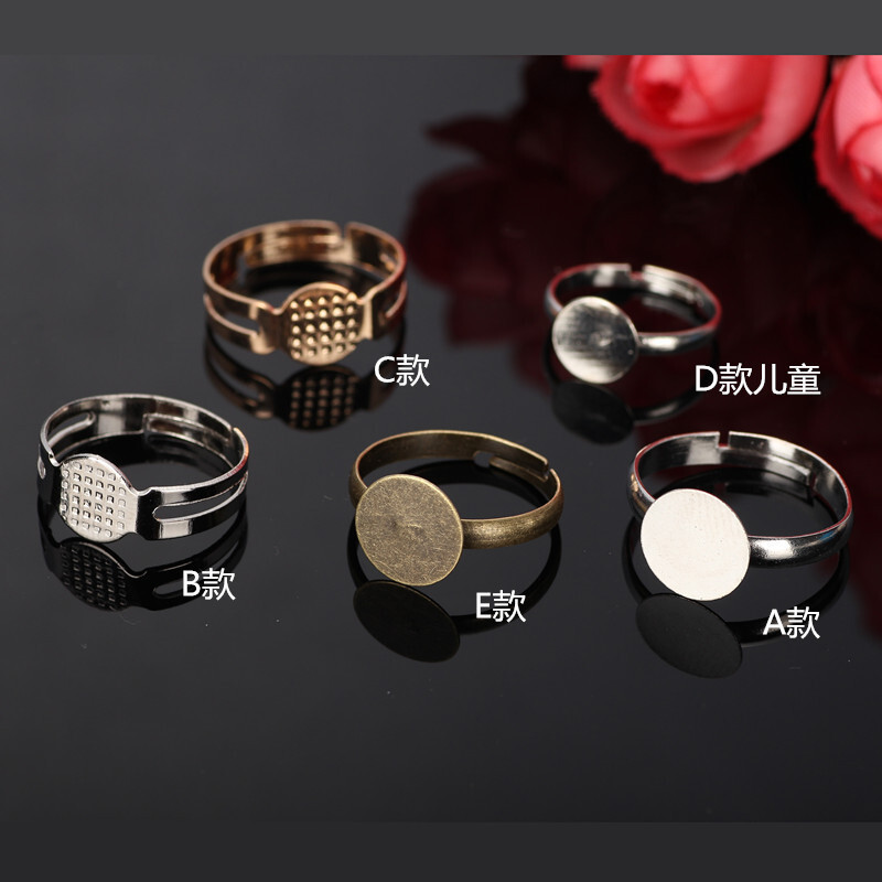 แหวนโลหะแหวนสนับสนุนที่ว่างเปล่าด้านล่างสนับสนุน access โลหะโลหะแหวนงานแต่งงานงานแต่งงานงานแต่งงานพิ