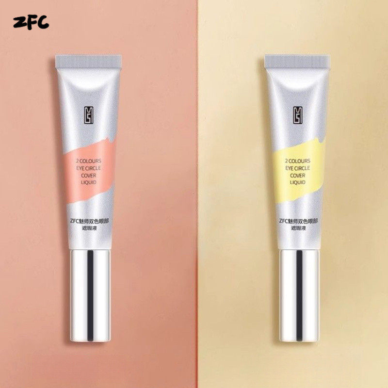 ZFC Two-Color Eye Dark Circles Eye คอนซีลเลอร์ Moisturizing Grooves Face Brightening และ Skin Tone ก