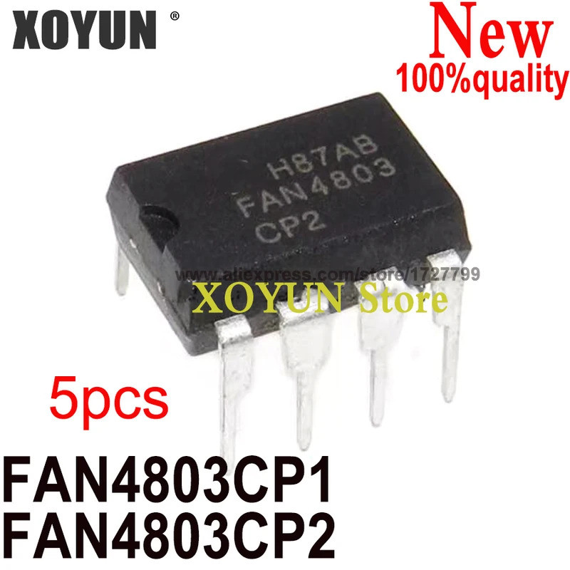 5 ชิ้น/ล็อต FAN4803 FAN4803CP1 FAN4803CP2 DIP-8 ชิป ic ในสต็อก PLTM