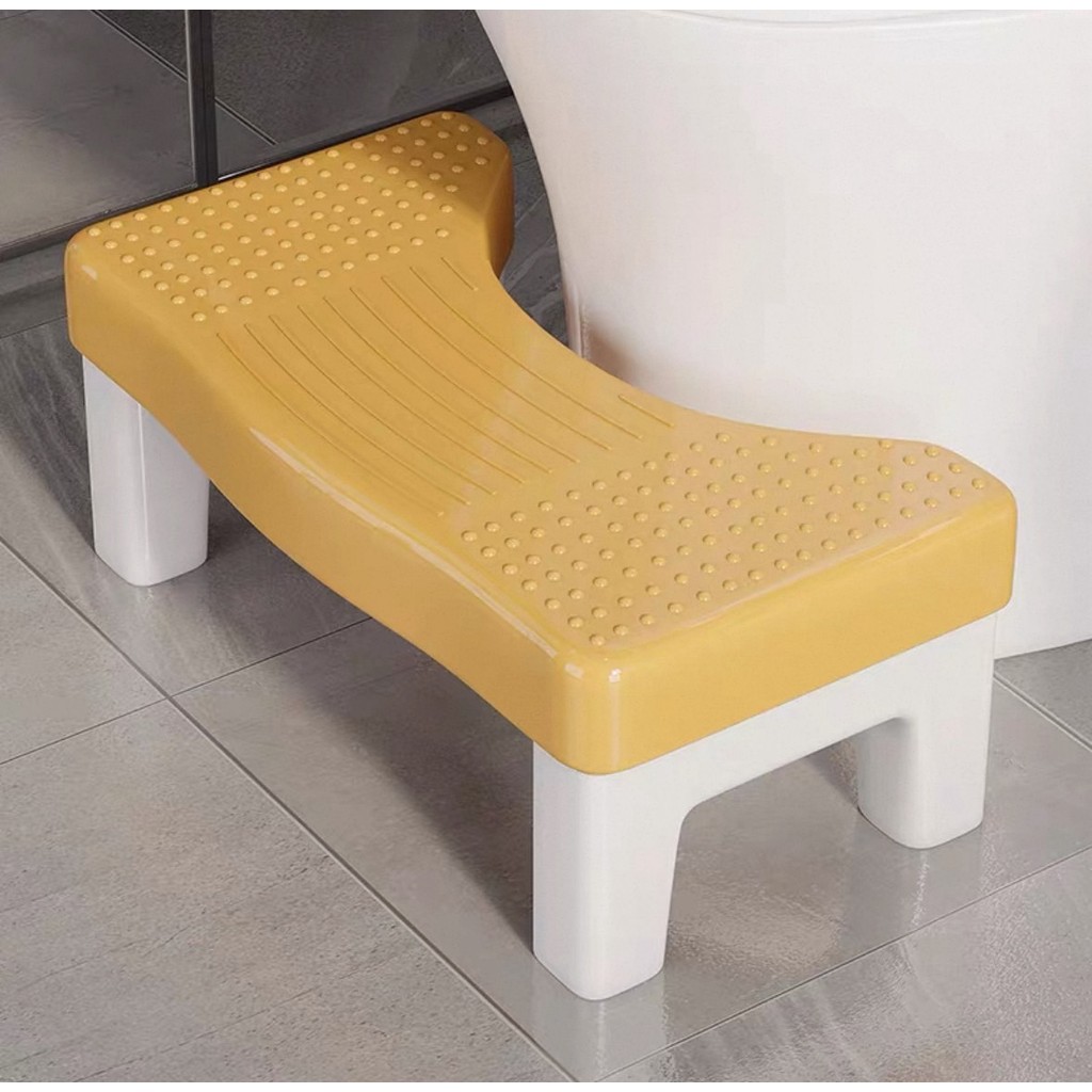 เก้าอี้วางเท้า เก้าอี้นั่งส้วม ที่วางเท้า ถอดออกได้ รักษามุม 35° Toilet Stool มีที่รองกันลื่น