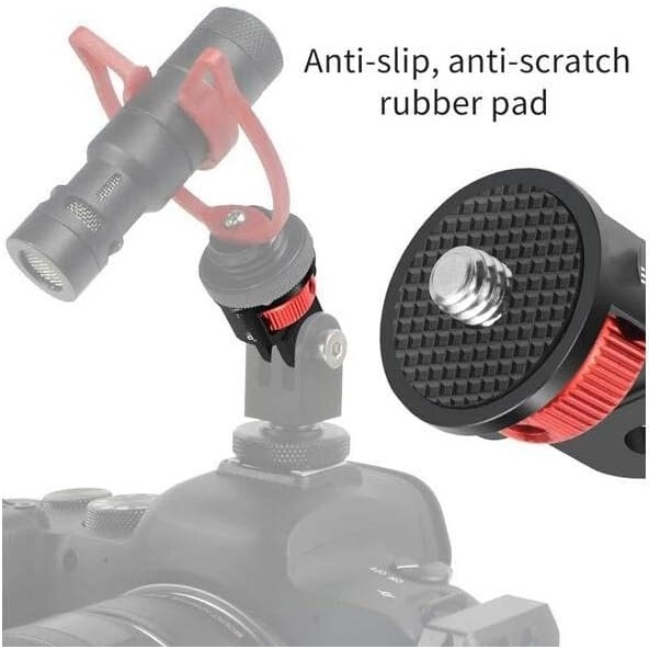 ขายึดขาตั้งกล้องขนาดเล็ก 360 องศาอะแดปเตอร์ โกโปร สําหรับและกลางแจ้ง