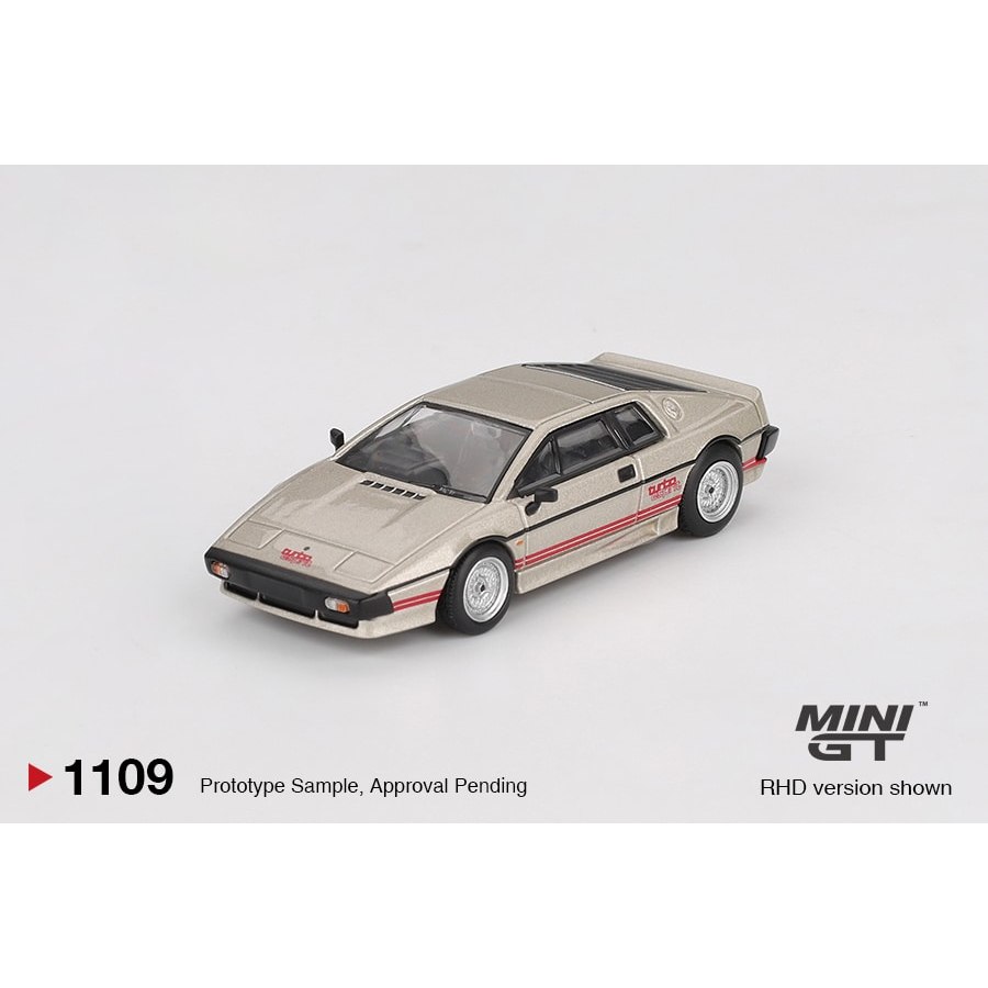 MINI GT No.1109 Lotus Esprit Turbo Metallic Silver MGT01109