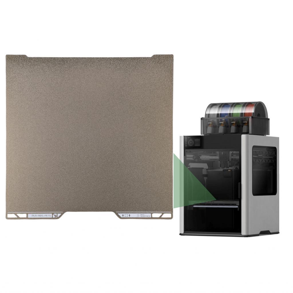 Aotesi-TH 3D เครื่องพิมพ์พิมพ์แพลตฟอร์ม Fit สำหรับ Bambulab H2D สองด้าน PEI Textured สร้างแผ่น 355x3