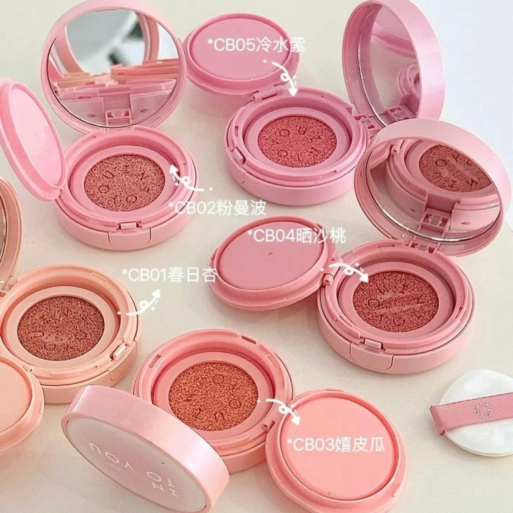 INTO Student YOU Saturated Cushion Repairing Blush Expansion Matte Natural Monochrome Rouge Complexi