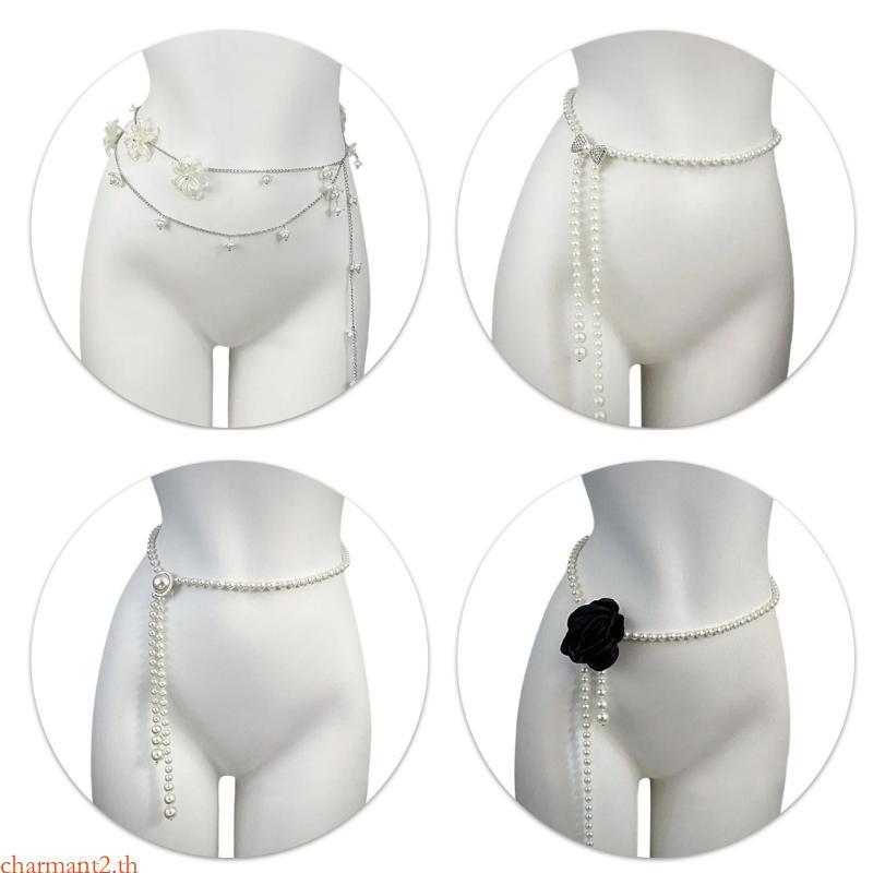 Charmant Heavy Duty เอวสําหรับผู้หญิงเอวโซ่ Belly CHAIN เอว Belly Dance เข็มขัดชายหาด Belly CHAIN สํ