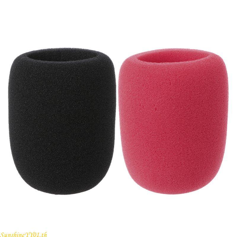 SUN ไมโครโฟนไมโครโฟนโฟม Thicken Mic Cover Sponge Professional Studio WindScreen