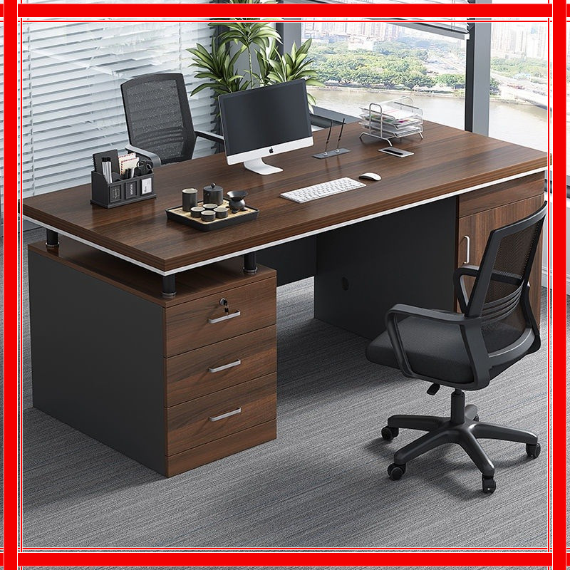 Modern style executive chair combination desk, office desk, supervisor's desk, manager's desk