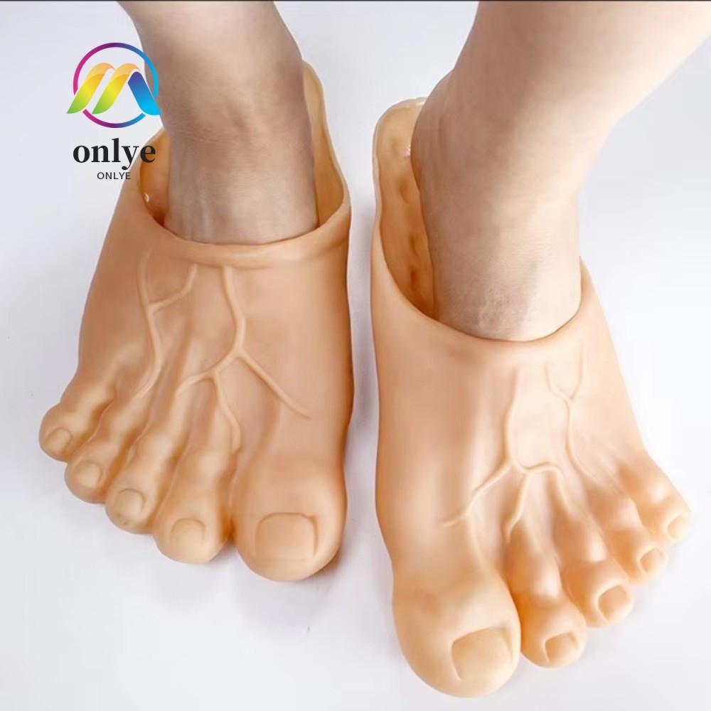 รองเท้านิ้วเท้าแบบฮาๆ จากยางสังเคราะห์ ดีไซน์แปลกใหม่ สำหรับสวมใส่ในงานเล่นบทบาทและโอกาสพิเศษ