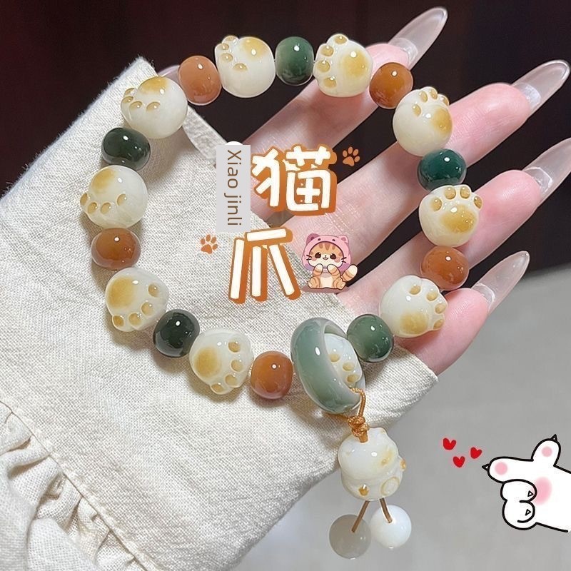 gelang gelang tangan perempuan สร้อยข้อมือ Koi Lucky Cat ออกแบบเฉพาะสำหรับนักเรียน มูลค่าสูง
