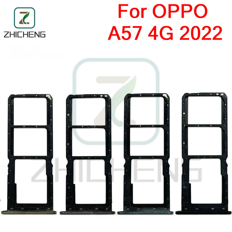 สําหรับ OPPO A57 4G 2022 CPH2387 / A57S A57E CPH2387 CPH2385 ซิมการ์ดถาดผู้ถือการ์ด Reader SD สล็อตอ