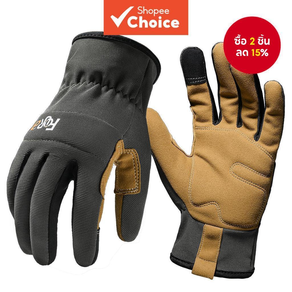 ถุงมือทํางานน้ําหนักเบาอเนกประสงค์-1คู่ถุงมือหน้าจอสัมผัสระบายอากาศและความเสื่อมสูงสําหรับผู้ชายและผู้หญิง-จับที่ยอดเยี่ยมสําหรับงานต่างๆสีเขีย