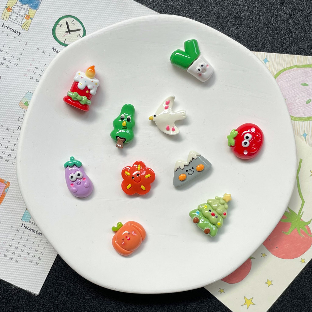 รูอุปกรณ์รองเท้า2025เค้กแสดงออกใหม่น่ารักสร้างสรรค์รองเท้าหัวเข็มขัดทําเองเหมาะสําหรับจระเข้รองเท้าหัวเข็มขัดที่ถอดออกได้รองเท้ารูหัวเข็มขัดบุชชรองเท้าจื้อบิซิงอินรองเ - รูปที่ 7