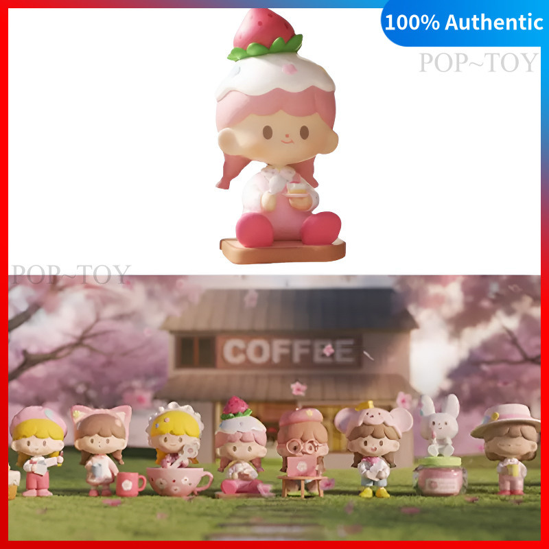 zZoton Cherry Blossom Cafe Seris Blind Box Cute Figures finding unicorn