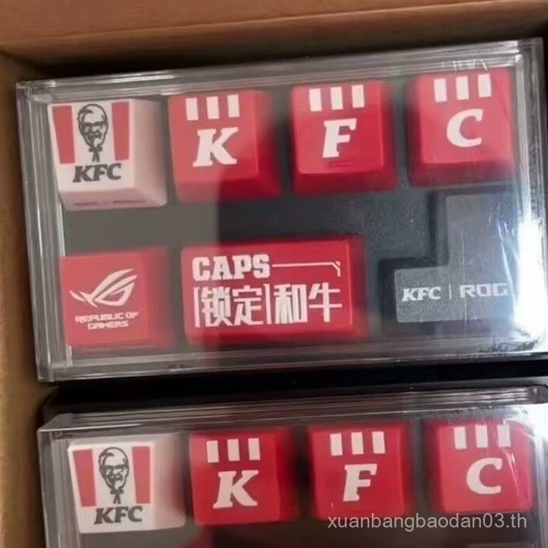 Daigou KFC KFC Faith Keycap คีย์บอร์ดหมวกสินค้าเครื่องประดับของเล่น LMAJ