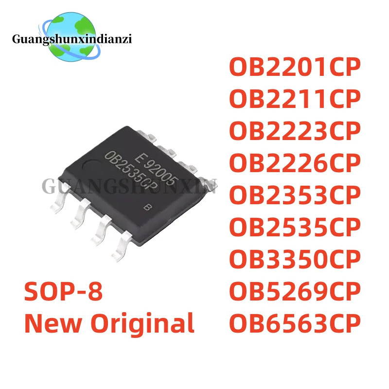 5PCS OB2201CP OB2211CP OB2223CP OB2226CP OB2353CP OB2535CP OB3350CP OB5269CP OB6563CP SOP-8 ชิป ic