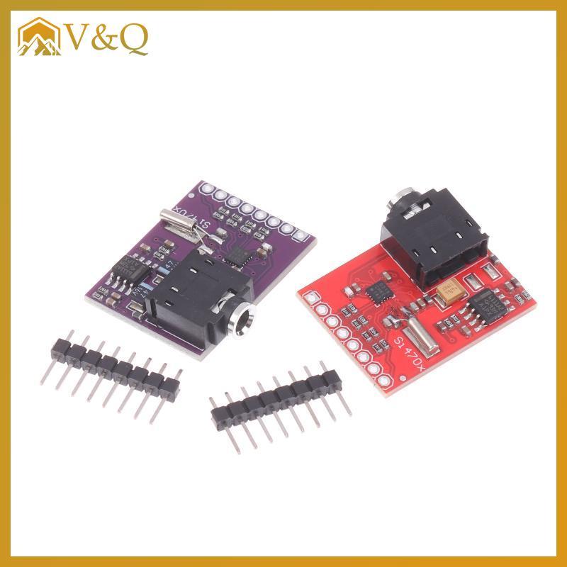Littleloves1 Si4703 โมดูลรับสัญญาณวิทยุ FM พร้อมอินเทอร์เฟซ RDS I2C 3.3V สําหรับ ESP32 DIY โครงการเส