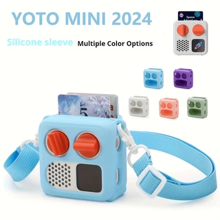 สําหรับ Yoto Mini 2024 เคสป้องกัน Fit Snugly to Secure อุปกรณ์ของคุณจากรอยขีดข่วนและหยด พร้อมสายคล้องไหล่ปรับได้สําหรับพกพาสะดวก ป้องกันการสูญเสียหรืออุบัติเหตุ