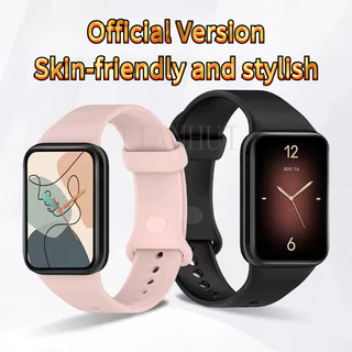 ใหม่เข้ากันได้กับ Xiaomi Mi Band 9/8 Pro สายนาฬิกาซิลิโคน Universal Redmi Watch 5/4 สายรัดข้อมือ