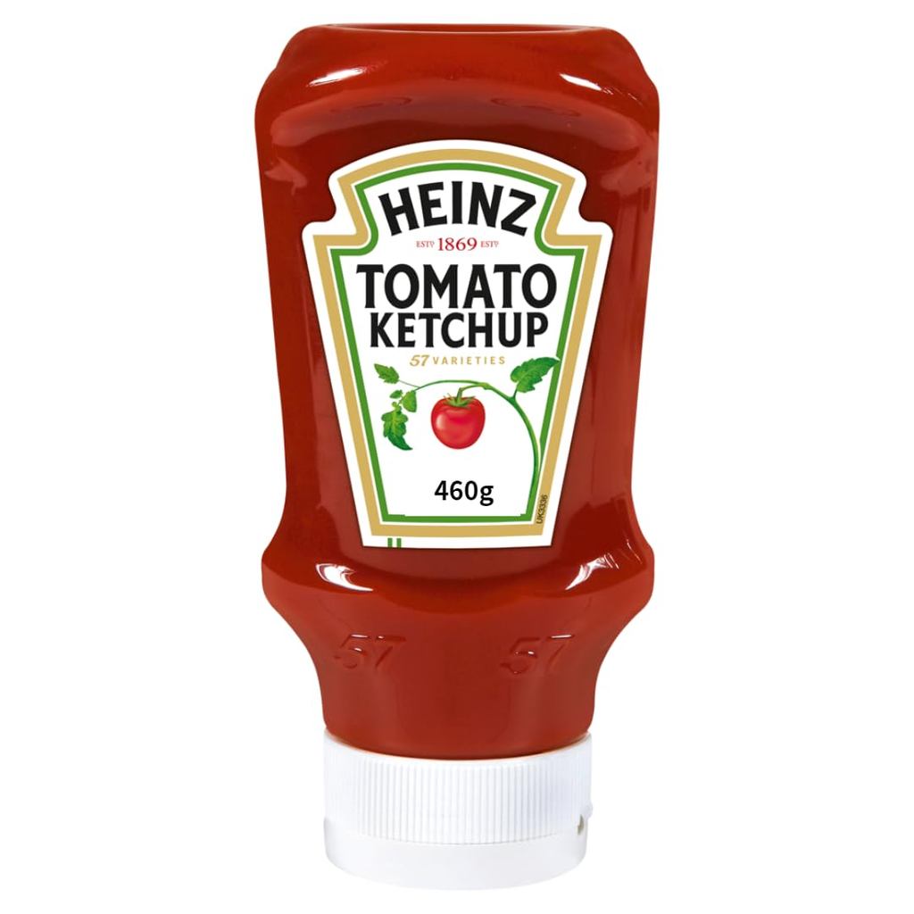 HEINZ Tomato Ketchup Upside Down Bottle 460g x 1