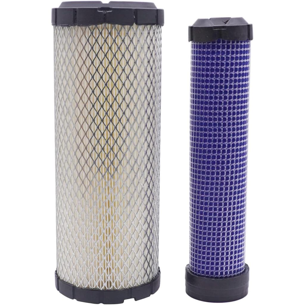 KAWASAKI ชุดกรองอากาศด้านนอกและด้านใน TA040-9330 TA040-9320,เข้ากันได้กับ Kubota L2800DT/HST, L3130 