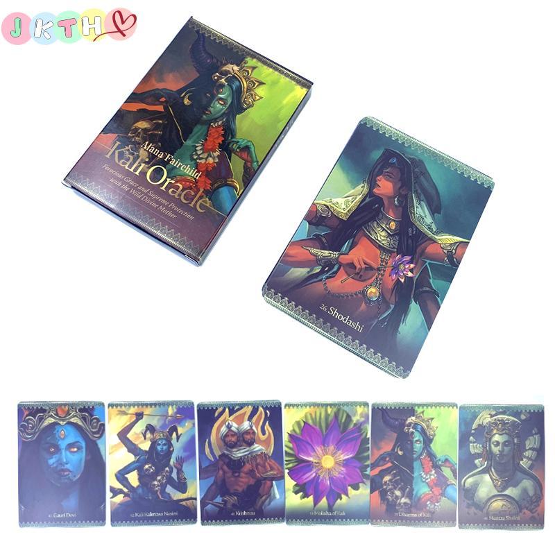 JKTH Kali Oracle การ์ดคําทํานายดาดฟ้าปาร์ตี้ครอบครัวเกมกระดาน Fortune บอกเกมเริ่มต้นการ์ด JKK